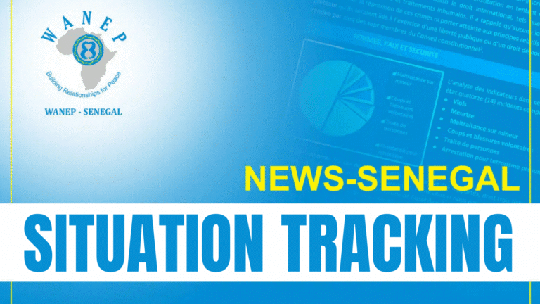 Situation tracking sur la récurrence des cas de meurtre au Sénégal