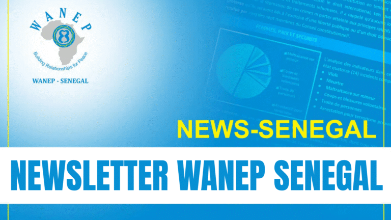 NEWSLETTER WANEP SENEGAL